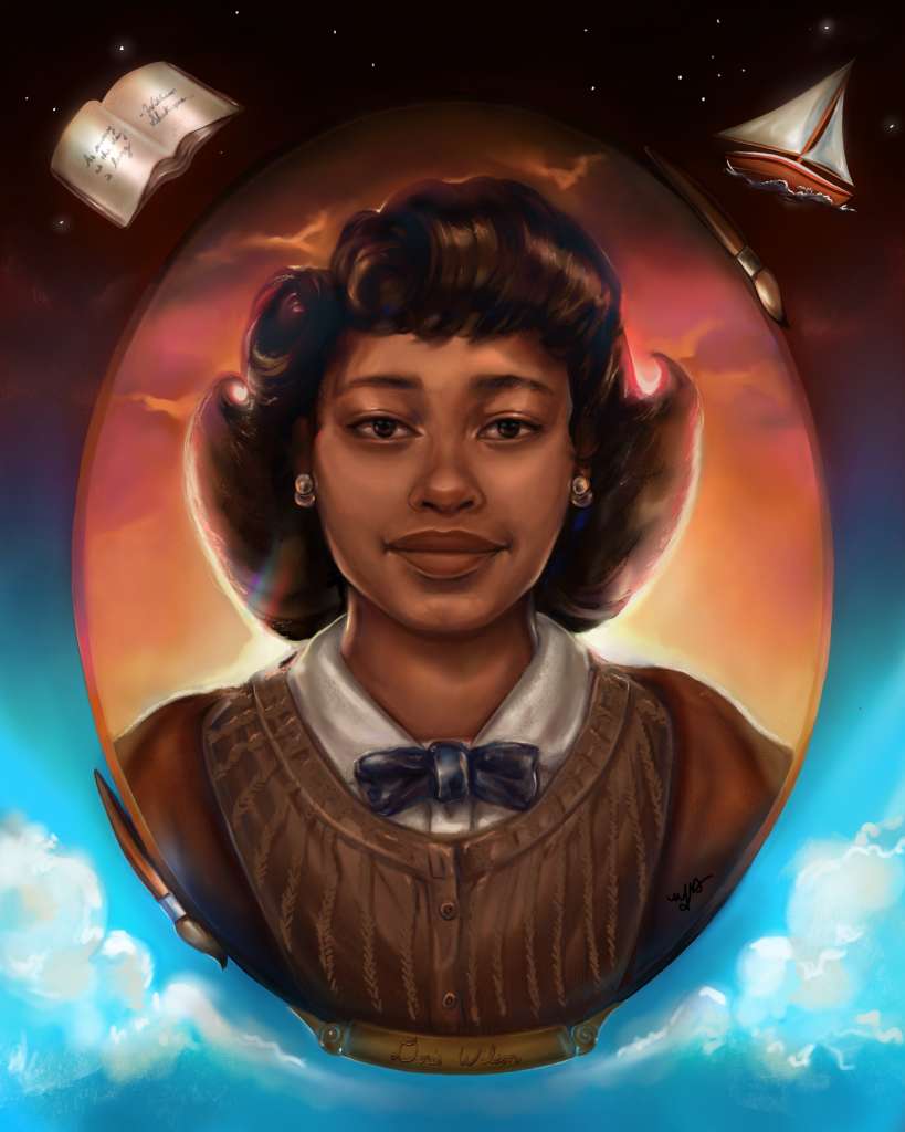 Doris Elaine Wilson Digital Painting by Melody Nieves